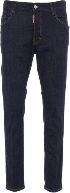Dsquared2 Slim-Fit Blauwe Jeans voor Heren Blauw Heren