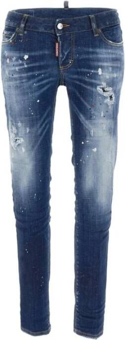 Dsquared2 Slim-fit Dames Jeans Trendy en Stijlvol Blauw Dames