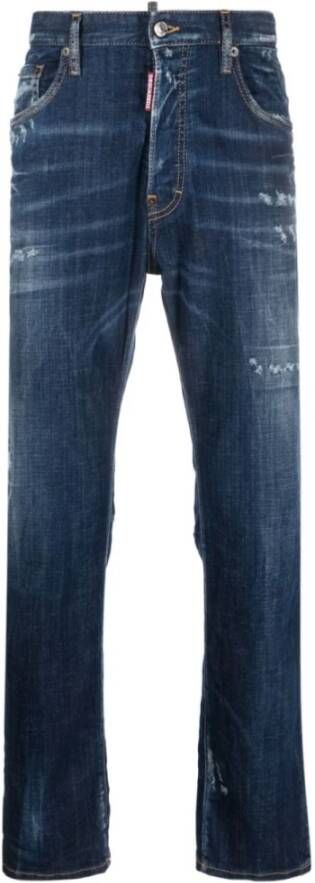 Dsquared2 Slim-fit Denim Jeans Blauw Heren