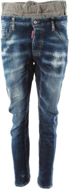 Dsquared2 Slim-Fit Denim Jeans Blauw Heren