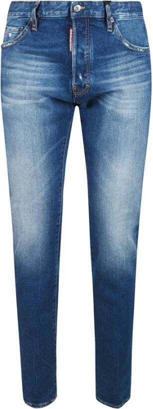 Dsquared2 Slim-fit Denim Jeans voor Dames Blauw Dames