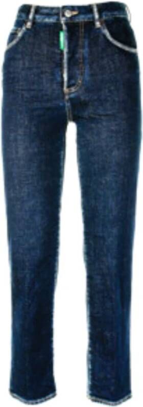 Dsquared2 Slim-Fit Denim Jeans voor Dames Blauw Dames
