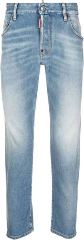 Dsquared2 Slim-fit Denim Jeans voor Heren Blauw Heren