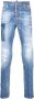 Dsquared2 Trendy Slim-Fit Denim Jeans met Distressed Effect Blauw Heren - Thumbnail 3