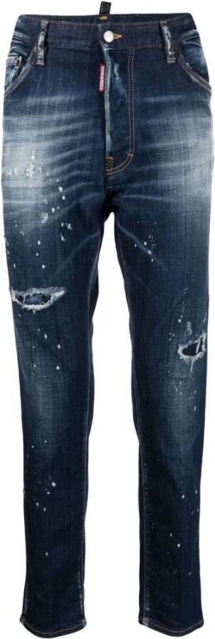 Dsquared2 Slim-fit Denim Jeans voor Heren Blauw Heren
