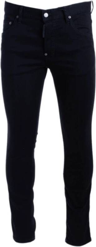 Dsquared2 Slim-fit denim upgrade Zwart Heren