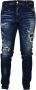 Dsquared2 Slim-Fit Faded Blue Jeans Blauw Heren - Thumbnail 1