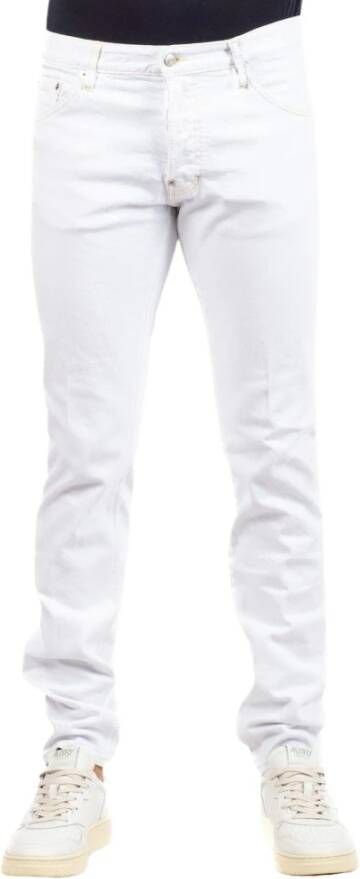 Dsquared2 Slim-Fit Hoge Kwaliteit Jeans Wit Heren