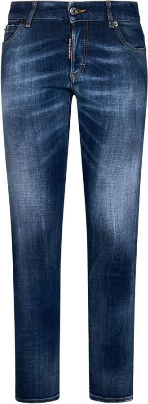 Dsquared2 Dames Slim-fit Jeans Blauw Blue Dames