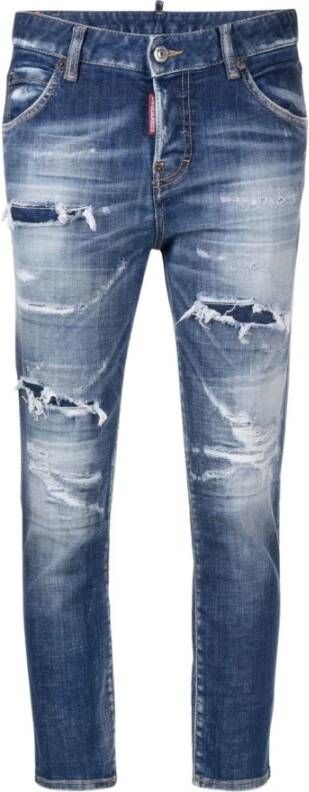 Dsquared2 Slim-fit Jeans Upgrade Dames Denim Collectie Blauw Dames