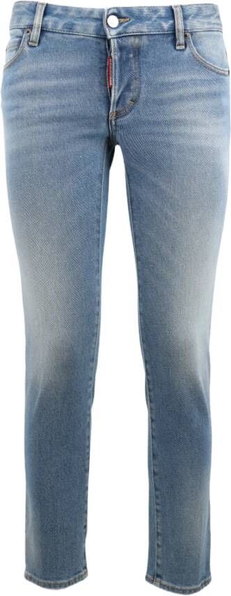Dsquared2 Slim-fit Jeans Blauw Dames