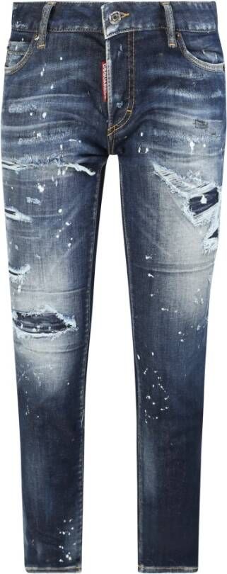 Dsquared2 Slim-fit jeans Blauw Dames