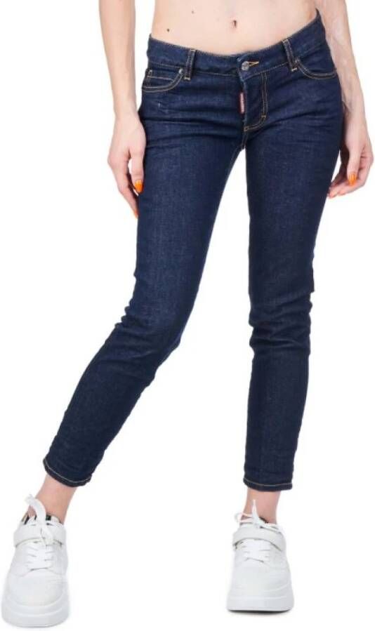 Dsquared2 Slim-fit Jeans Blauw Dames
