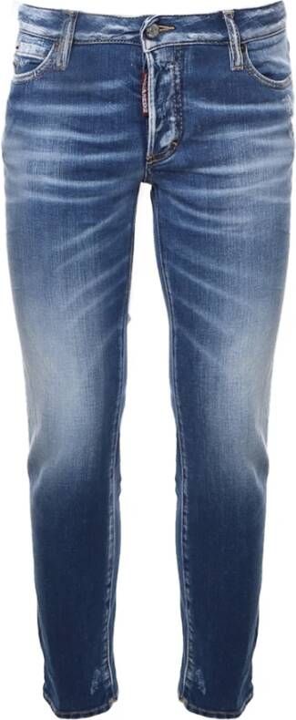 Dsquared2 Slim-Fit Jeans Blauw Dames