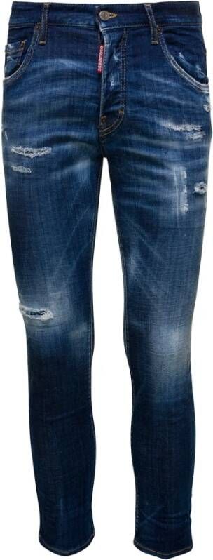 Dsquared2 Slim-fit Jeans Blauw Heren