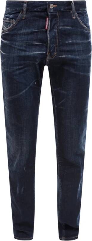 Dsquared2 Slim-Fit Stretch Denim Jeans Blauw Heren - Foto 1
