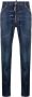 Dsquared2 Donkerblauwe Slim-Fit Stretch-Katoenen Jeans Blauw Heren - Thumbnail 1