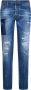 Dsquared2 Trendy Slim-Fit Denim Jeans met Distressed Effect Blauw Heren - Thumbnail 4
