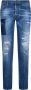 Dsquared2 Trendy Slim-Fit Denim Jeans met Distressed Effect Blauw Heren - Thumbnail 6
