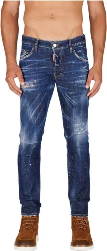 Dsquared2 Slim-fit Jeans Blauw Heren