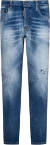 Dsquared2 Slim-Fit Hoge Kwaliteit Jeans voor Mannen Blauw Heren