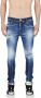 Dsquared2 Gescheurde Denim Rode Label Jeans Blauw Heren - Thumbnail 3