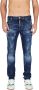 Dsquared2 Cool Guy Blauwe Jeans Slim Fit Vervaagd Effect Blauw Heren - Thumbnail 1