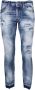 Dsquared2 Stijlvolle Blauwe Cropped Jeans voor Mannen Blue Heren - Thumbnail 2