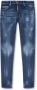 Dsquared2 Slim-fit Blauwe Jeans met Unieke Details Blauw Heren - Thumbnail 1