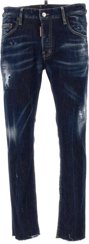 Dsquared2 Slim-fit jeans Blauw Heren
