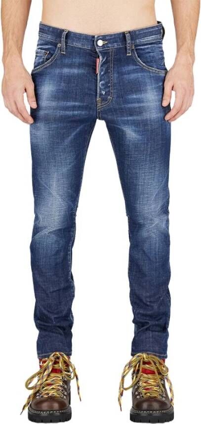 Dsquared2 Blauwe Skater Jeans voor Heren Blue Heren