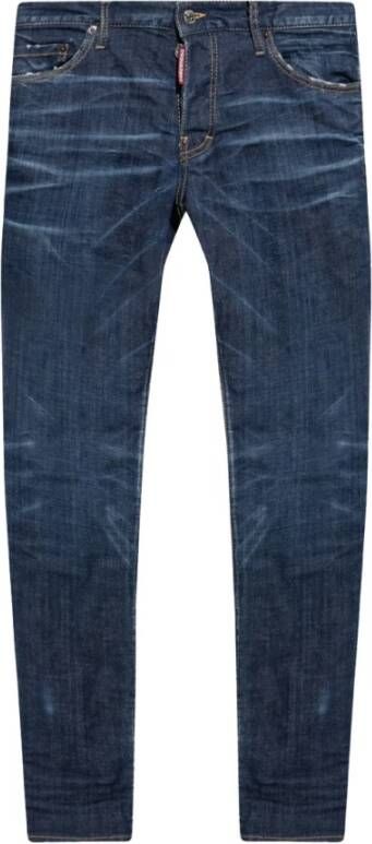 Dsquared2 Slim-fit jeans Blauw Heren