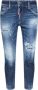 Dsquared2 Slim Fit Jeans Donkerblauw Cool Girl Blauw Dames - Thumbnail 1