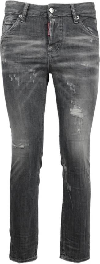 Dsquared2 Slim-fit Jeans voor Vrouwen Gray Dames