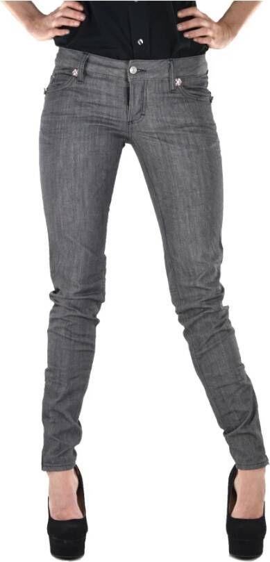 Dsquared2 Slim-fit jeans Grijs Dames