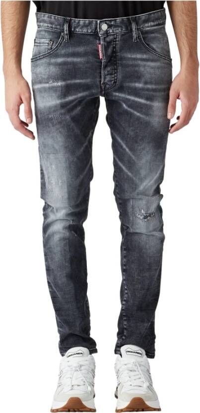 Dsquared2 Slim-fit Jeans Upgrade Stijlvol en Modern Zwart Heren