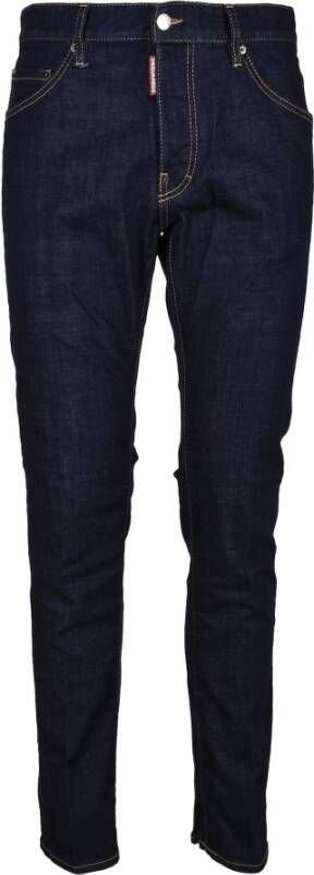 Dsquared2 Slim-Fit Jeans Upgrade voor Mannen Blauw Heren