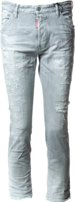 Dsquared2 Slim-fit Jeans van Denim Grijs Heren