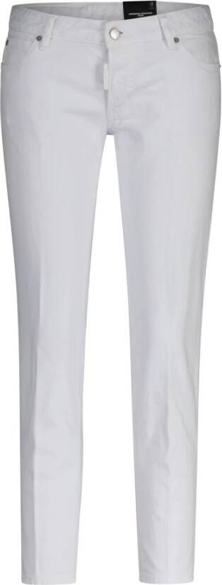 Dsquared2 Stijlvolle Comfortabele Skinny Jeans White Dames