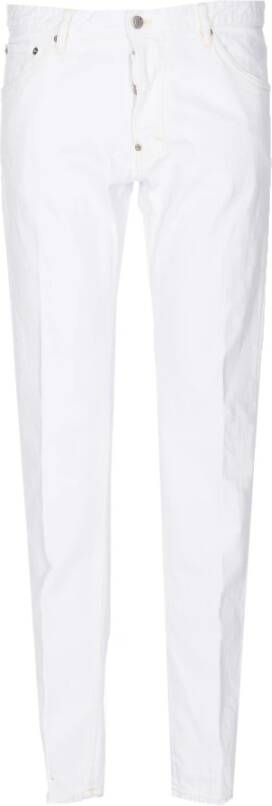 Dsquared2 Slim-fit Jeans Wit Heren