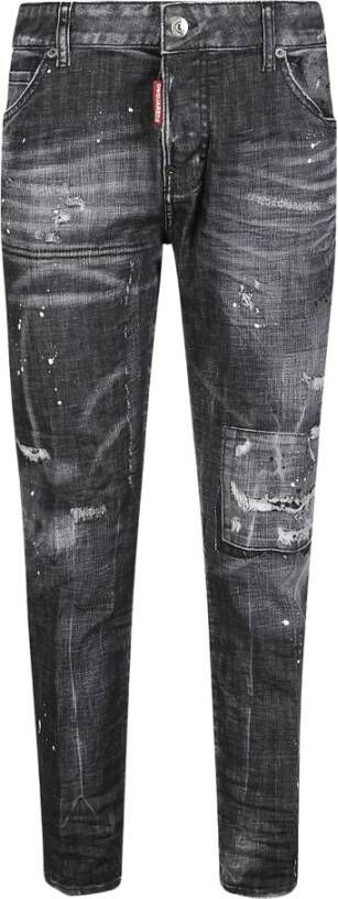 Dsquared2 Slim-fit Jeans Zwart Dames