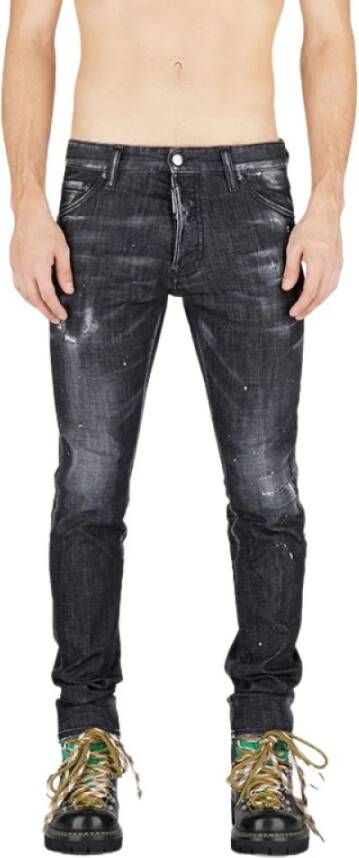Dsquared2 Cool Guy Elastische Jeans voor Heren Black Heren