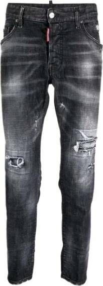 Dsquared2 Skater Slim-fit Jeans Grijs Vintage Effect Gray Heren