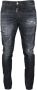 Dsquared2 Slim-Fit Ripped Zwarte Jeans Zwart Heren - Thumbnail 1