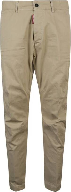 Dsquared2 Slim-fit Trousers Beige Heren