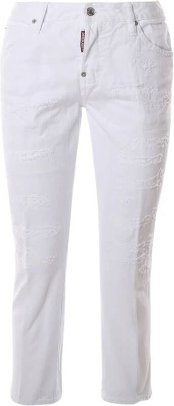 Dsquared2 Slim-fit Witte Jeans voor Heren Wit Heren