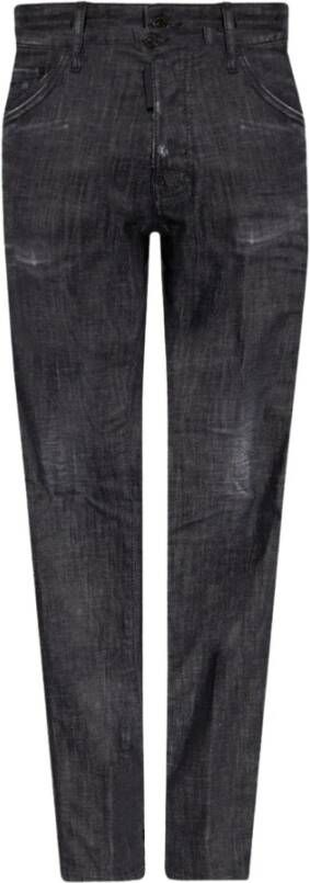 Dsquared2 Slim-fit Zwarte Jeans voor Heren Black Heren