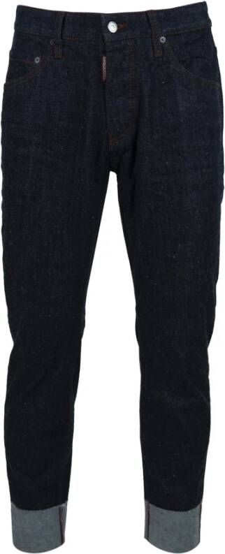 Dsquared2 Slimfit-jeans Blauw Heren