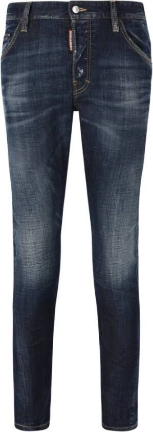 Dsquared2 Slimfit-jeans Blauw Heren