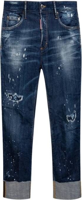 Dsquared2 Slimfit-jeans Blauw Heren